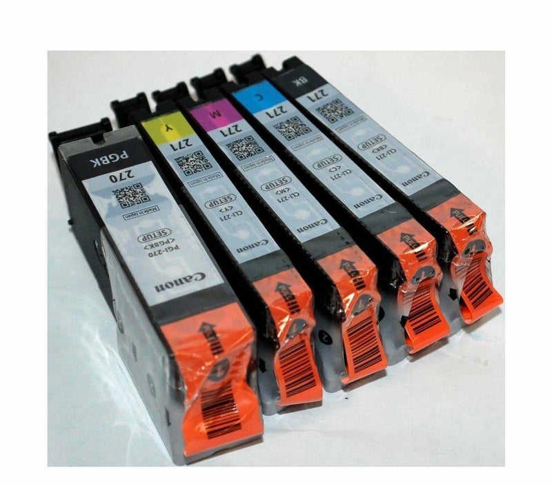 Genuine Canon PGI-270 Black CLI-271 Color Ink Cartridge Set MG6820 MG5720 MG7720