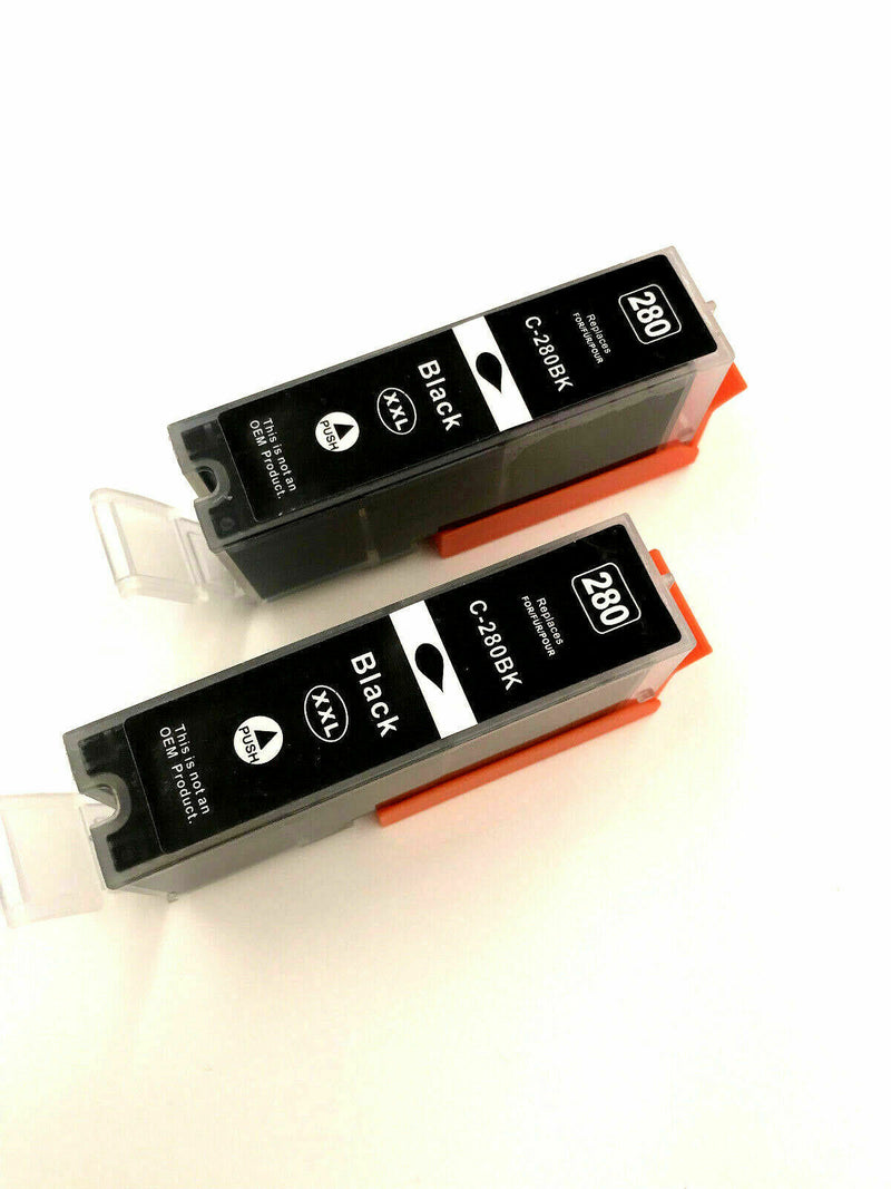 2 PK PGI-280 XL Ink Cartridge For Canon Pixma TS8120 TS9120 TS9520 TS6220