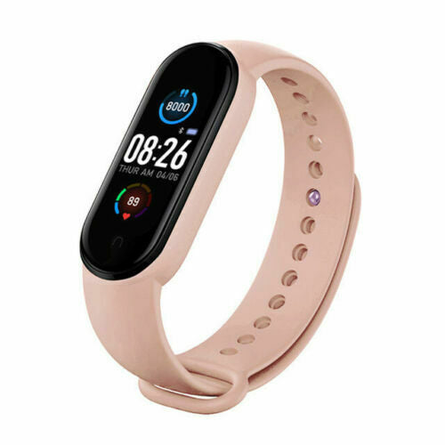 NEW Smart Band Watch Bracelet Wristband Fitness Blood Pressure Heart Rate M5