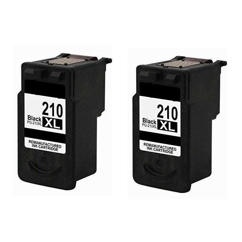 2PK PG210 XL Black Cartridge for Canon PIXMA MP270 MP280 MP480 MP490 MP495 MP499