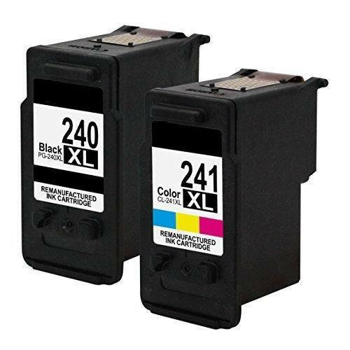 2PK PG 240XL CL 241XL Ink Cartridge For Canon Pixma MG and MX Series Printer