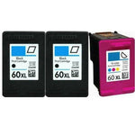 3 Pack Compatible For HP 60XL Ink Cartridge Combo D110a F2480 F2430 Printers