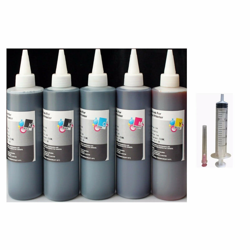 Bulk Refill INK Bottles For Canon PGI-250 CLI-251 PIXMA MG5520 MG5522