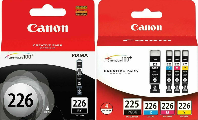 Genuine Canon 225/226 OEM Ink - Full Set , MG5320 MX892 MX895 MG6120 MG6220