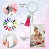 DIY Sublimation Keychain Blank 120Pcs Heat Transfer Keychain MDF Pendant 6 Style