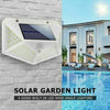 2x Black LED Solar PIR Motion Sensor Light Outdoor Security Garden Waterproof