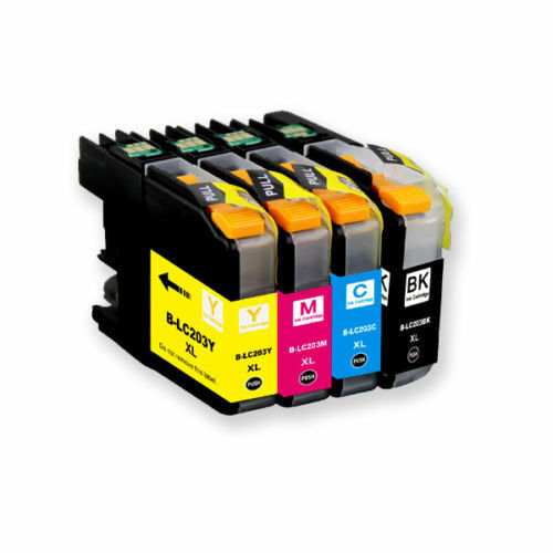 4pk LC203 LC-203 XL Ink Cartridge For Brother MFC-J460dw J480dw J485dw LC201