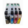 Refillable Cartridge Ink Set for Brother LC203 LC205 MFC + 4x100ml Ink Bottles