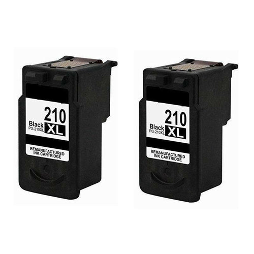 2 packs Canon PG 210XL Black Ink for PIXMA MP250 MX410 MX420 MP270