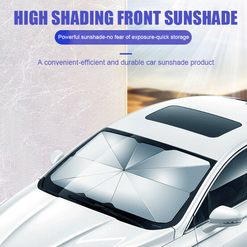 Premium Universal Portable Anti-UV Car Windshield Sunshade Foldable Umbrella