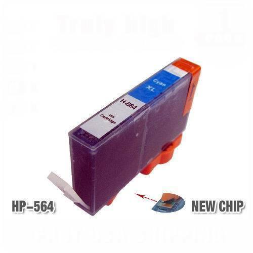 Compatible For HP 564XL Cyan ink cartridge C309a C410a D5460 D7560