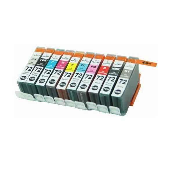 Pick any 5 Color Ink Cartridges Canon PGI-72 Compatible with PIXMA PRO-10