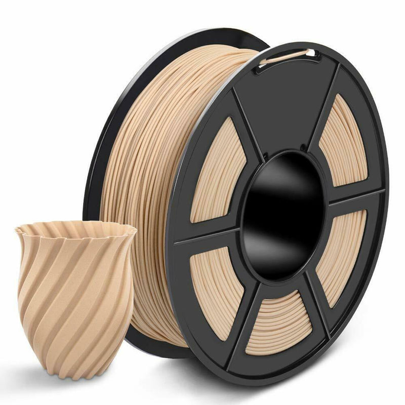 PETG 3D Printer Filament 1.75 mm Strong 3D Filament 1KG Spool(2.2lbs) Wood