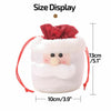 Christmas Sweet Treat Wrapping Bag Santa Snowman Elk Drawstring Gift Bags -3 Pcs