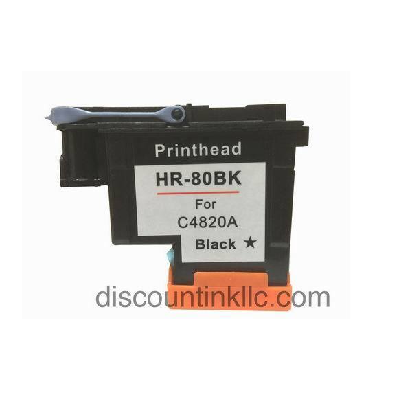 HP 80 Black Printhead & Cleaner C4820A HP Designjet Printers 1050c Plus 1055cm