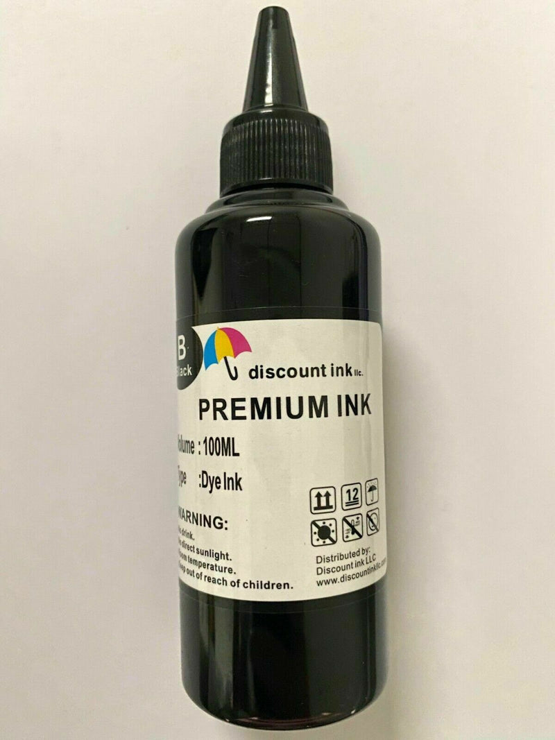 Black Refill Ink for HP 920 920XL OfficeJet 6000 6500 4oz 100ml