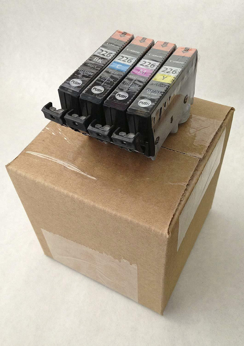 4pk Cyan Ink Cartridges With Chip – Compatible With Canon CLI-226 For Pixma