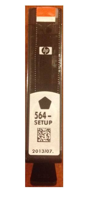 HP SETUP 564 BLACK Inkjet Cartridges D5400/D5438/D5445/D5460/D5463/D5468