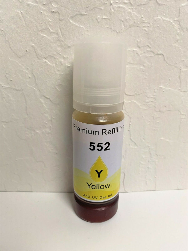 Premium Anti-UV Ink Refill Bottles T552 552 for Epson Ecotank ET-8500 ET-8550