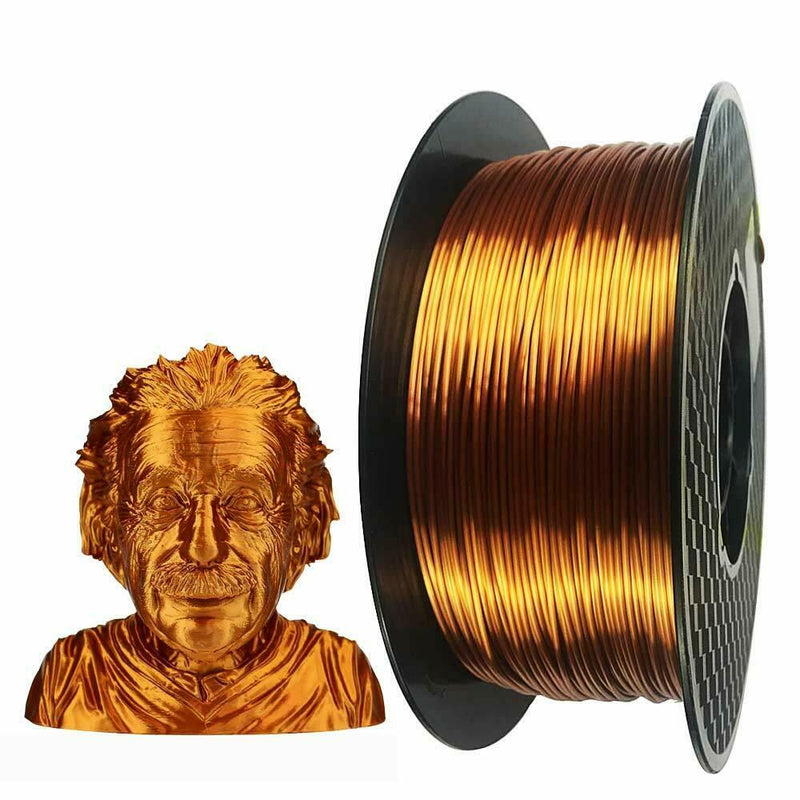 PETG 3D Printer Filament 1.75 mm Strong 3D Filament 1KG Spool(2.2lbs) Bronze