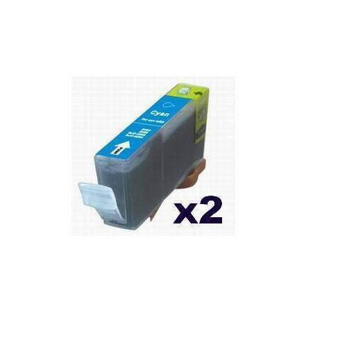 2PK CLI 221 CLI-221 Cyan Ink Cartridge for Canon PIXMA MP640 MP980