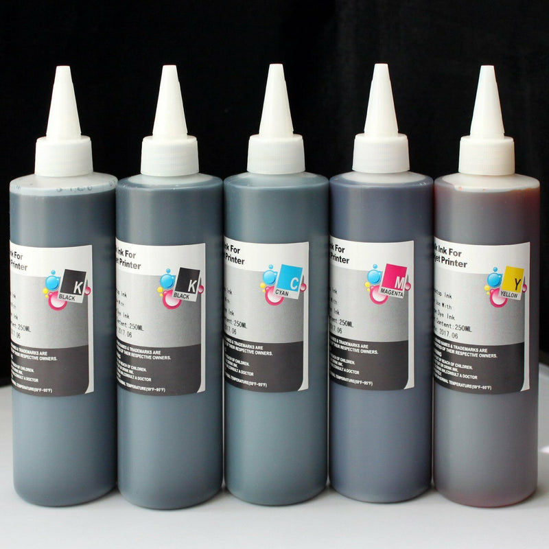 1250ml Refill Ink for Brother LC101 LC103 LC105 LC107 LC109 printer cartridges