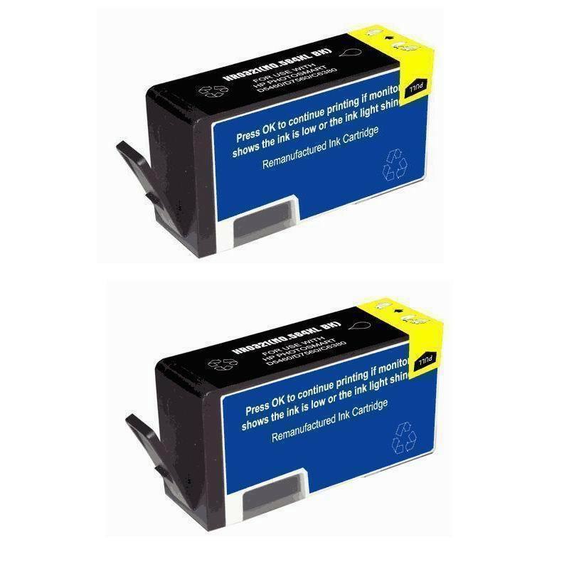 Compatible with HP 564XL Black Ink for HP Photosmart C309 C309a C310 C510 -2PKS