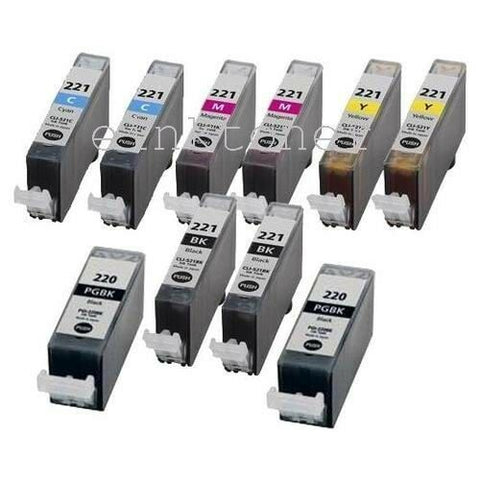 5 Ink Cartridge Compatible Canon PGI-220 CLI-221