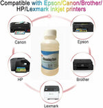 500ml Canon Inkjet Printer Head SUPER Cleaning Solution Kit Repair Flush Cleaner