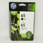 HP 65 Genuine Black & Color ink HP65 Combo Ink Cartridges New Exp2022
