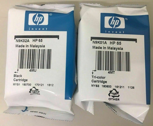 HP 65 Genuine Black & Color ink HP65 Combo Ink Cartridges New exp 2021