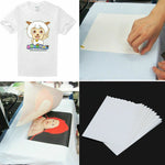 50pcs T-shirt A4 Heat Sublimation Transfer Paper for Light Fabric Printer