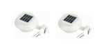 2x LED Solar Powered Gutter Lights Outdoor Garden Yard Wall Pathway Fence Lamp