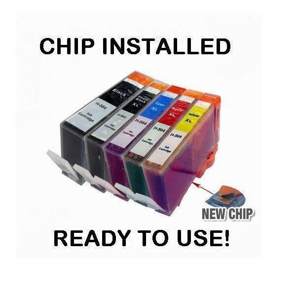 5PK Ink Cartridges compatible for HP 564XL 7510 7515 7520 7525