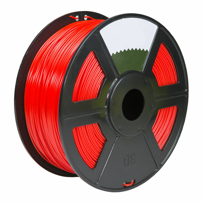 Tranlucent Red 3D Printer Filament 1kg/2.2lb 1.75mm PLA MakerBot RepRap