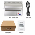 NEW Silver A4 A5 Tattoo Transfer Copier Printer Machine Thermal Stencil Maker