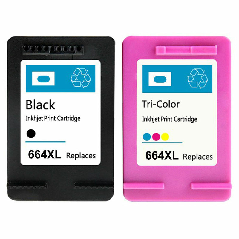 Compatible For HP 664XL BlackColor Ink Cartridge Show Ink Deskjet 1115 2136 3636