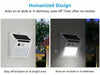 Outdoor 20 LED Solar Wall Lights Power PIR Motion Sensor Garden Yard Path Lamp