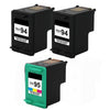 3pk For HP 94 95 Black Color Ink For Photosmart 2605 2608 2610 2613 2710 7850