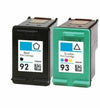 Compatible Combo HP 92 93 94 95 96 97 98 Ink Cartridges, New Chip Show Ink