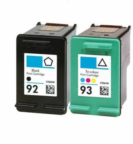 Compatible Combo HP 92 93 94 95 96 97 98 Ink Cartridges, New Chip Show Ink