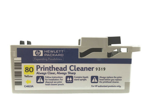 HP 80 Yellow Printhead & Cleaner C4823A HP Designjet Printers 1050c 1055cm Plus