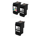 3pk PG-245XL Black & CL-246XL Color Ink for Canon PIXMA iP2820 MG2420 MG2520