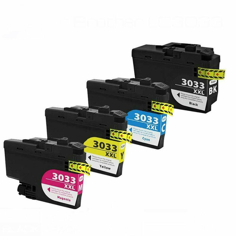 4 CMYK LC3033XXL Ink Cartridge BLACK & COLORS For BrotherMFC-J995DW MFC-J995DW