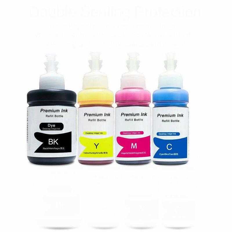 Refill Ink Bottle for Epson T774 T664 Compatible EcoTank for Epson ET-2650