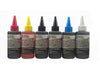 6 Bulk refill ink for HP inkjet printer 6 colors 6x100ml BK/PhB/C/M/Y/Grey