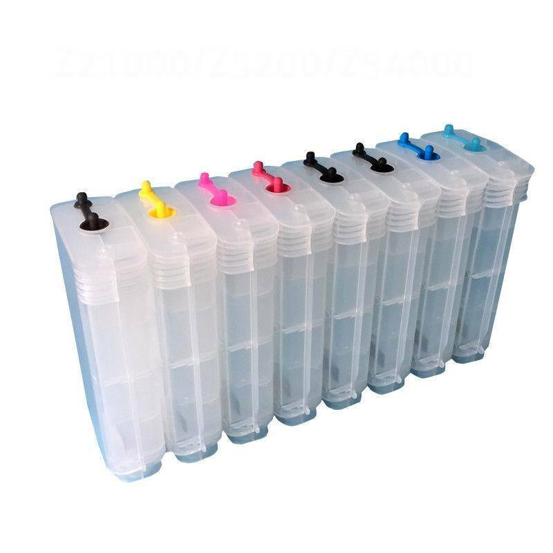 8pks Empty Refillable ink cartridge Kit for HP 70 DesignJet Z2100 Z5200 130ml