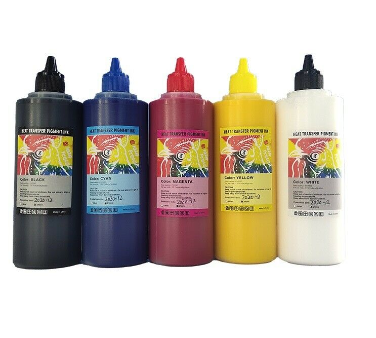 DTF PET Transfer Film Pigment Ink 250ml For Epson DTF Printers DX7 L3200 L4720