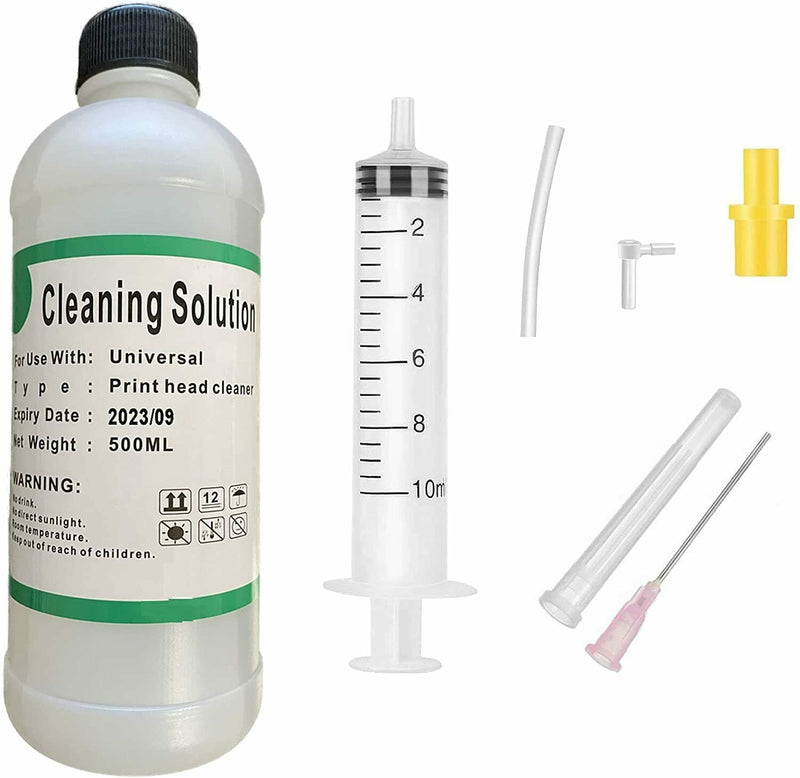 500ml HP Inkjet Printer Head SUPER Cleaning Solution Kit Repair Flush Cleaner