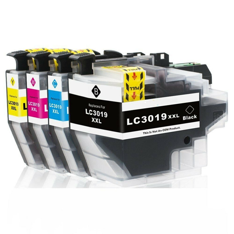 4 pack LC3019 XXL Ink Cartridge for Brother LC3017 MFC-J5330dw J6530dw J6930dw